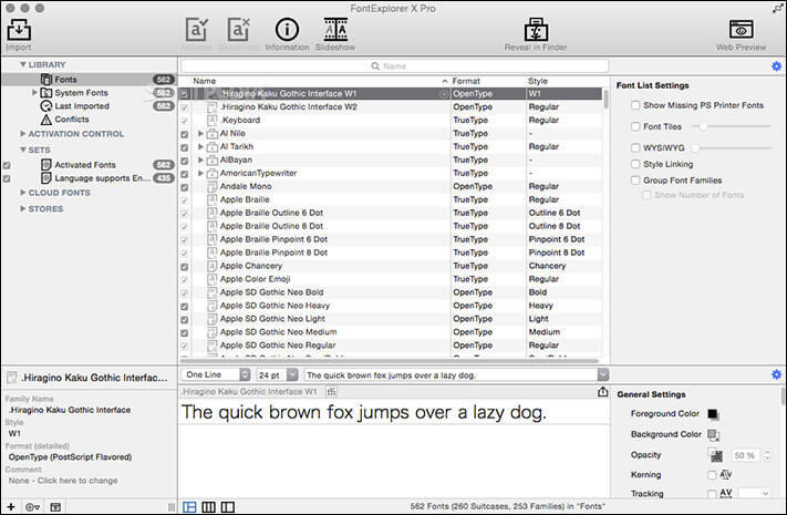 best font software for mac